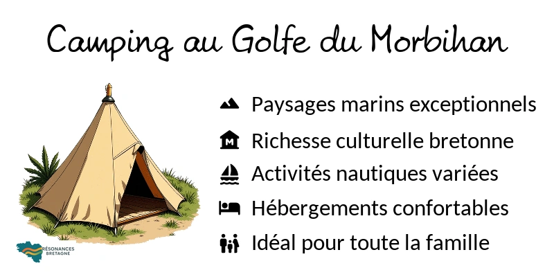 Le Golf du Morbihan, une destination idéale pour le camping