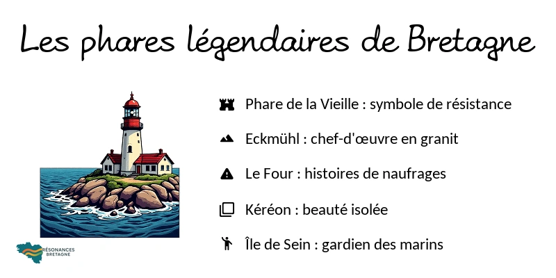 Guide des phares emblématiques de Bretagne, entre architecture et légendes